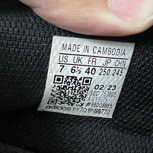 Adidas Goletto VIII Turf Mens Size 7 Black White Soccer Lace Up Shoes GY5775 - Picture 7 of 7